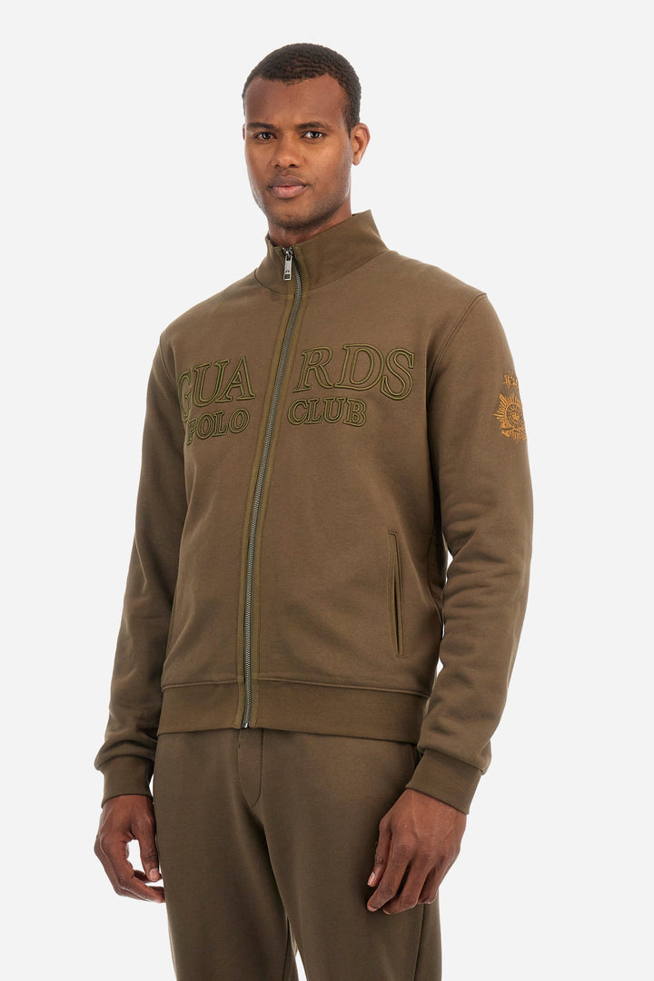 La Martina Sweatshirts Regular Fit in Cotton - ZAFAR ZMFG30-FP559- Concorde Fashion#color_brown-03165