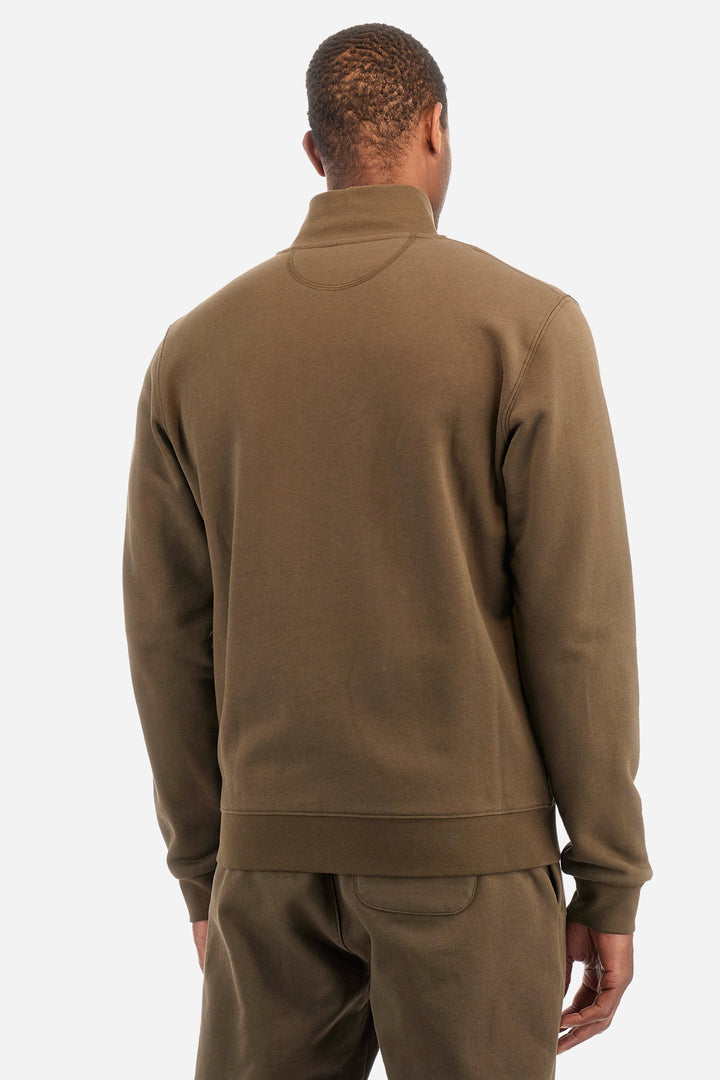 La Martina Sweatshirts Regular Fit in Cotton - ZAFAR ZMFG30-FP559- Concorde Fashion#color_brown-03165