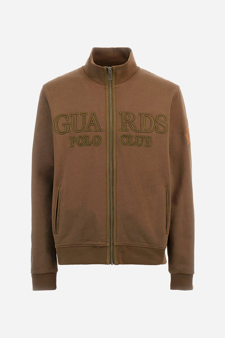 La Martina Sweatshirts Regular Fit in Cotton - ZAFAR ZMFG30-FP559- Concorde Fashion#color_brown-03165