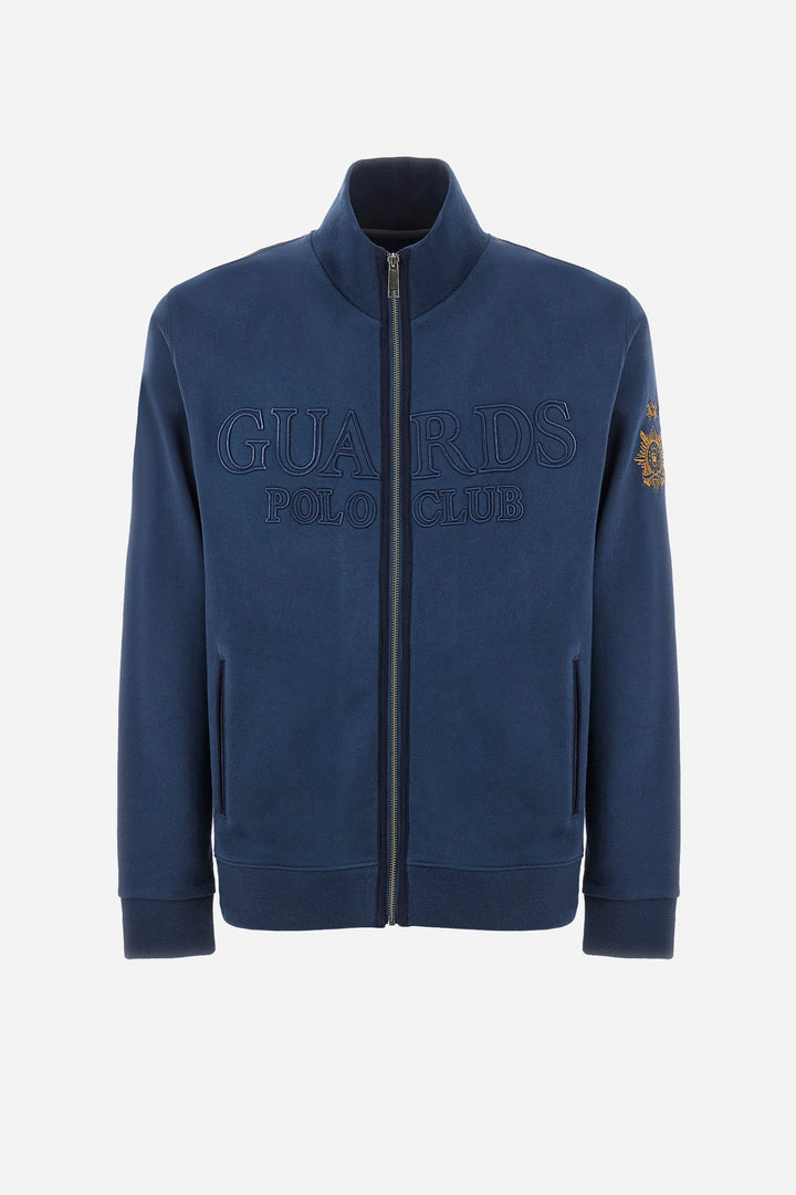 La Martina Sweatshirts Regular Fit in Cotton - ZAFAR ZMFG30-FP559- Concorde Fashion#color_navy-07017