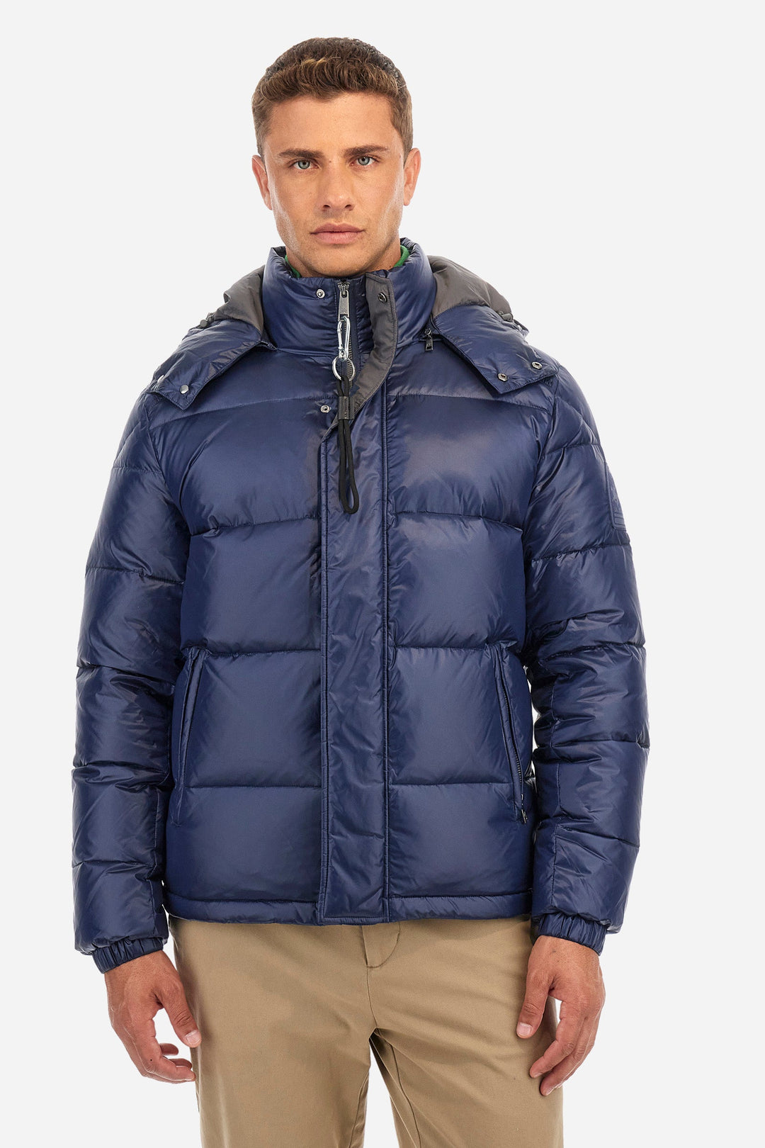 La Martina Casual Jackets Regular Fit in Nylon - ZON ZMO021-PA067- Concorde Fashion#color_navy-07017