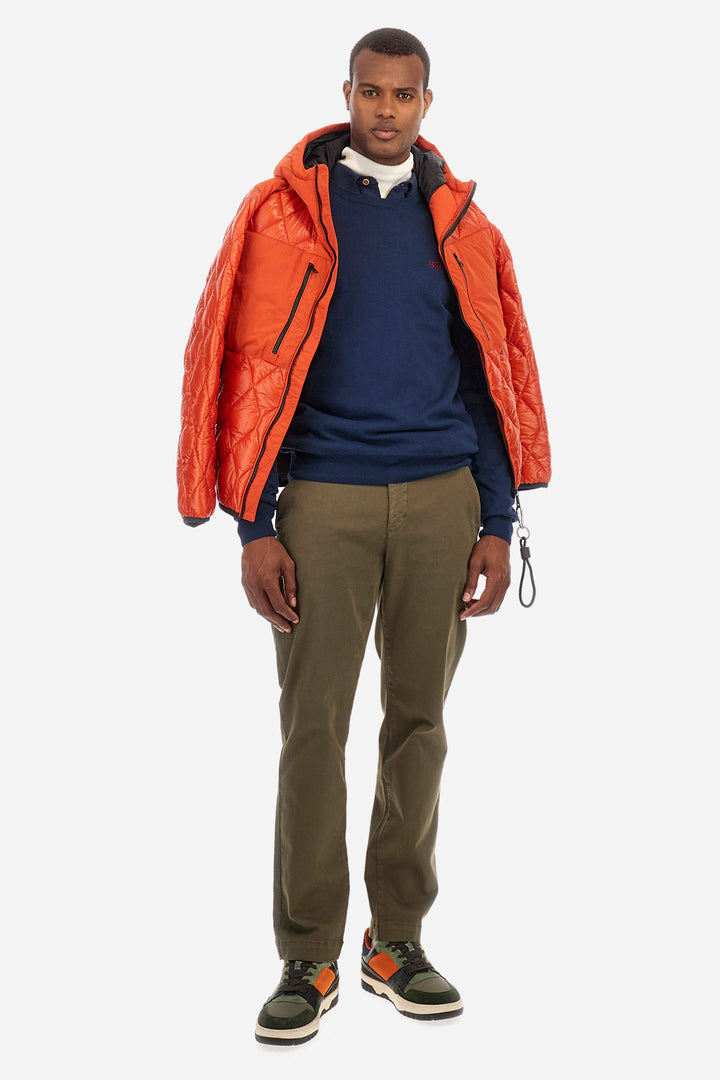 La Martina Sweaters Regular Fit in Cotton Mix - ZAYDEN ZMS002-YW091- Concorde Fashion#color_navy-07017