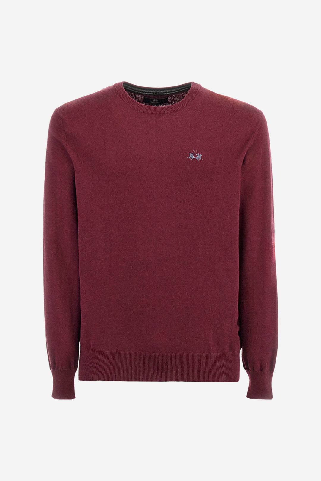 La Martina Sweaters Regular Fit in Cotton Mix - ZAYDEN ZMS002-YW091- Concorde Fashion#color_red-06046