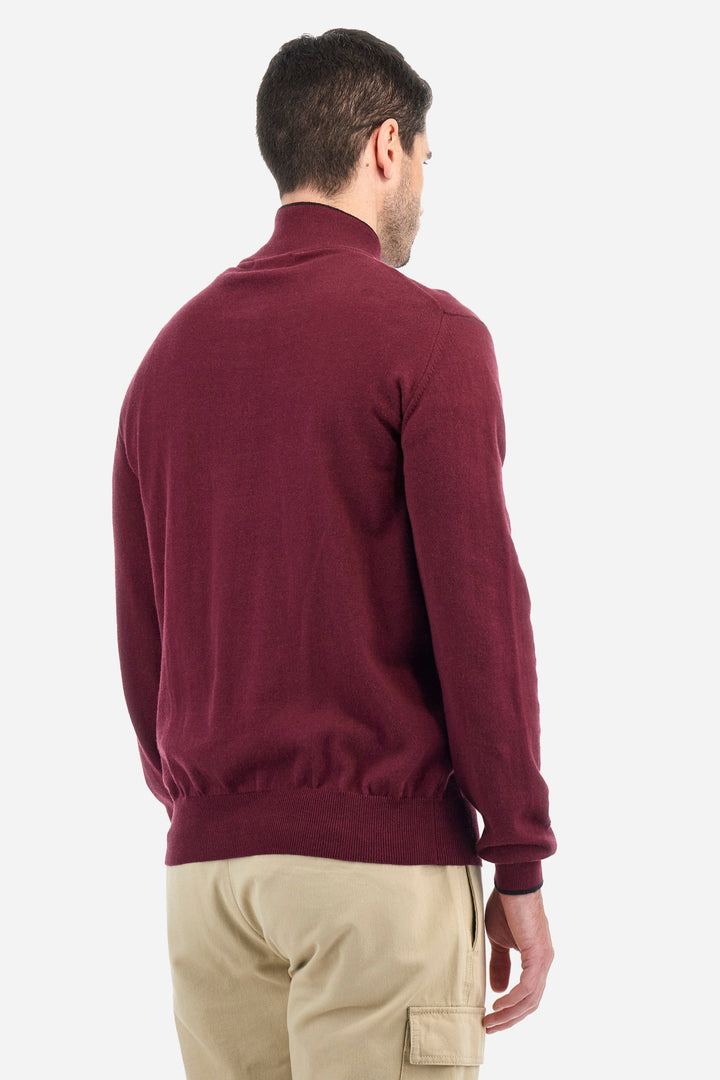 La Martina Sweaters Regular Fit in Cotton Mix - ZAYYIR ZMS003-YW091- Concorde Fashion#color_red-06046