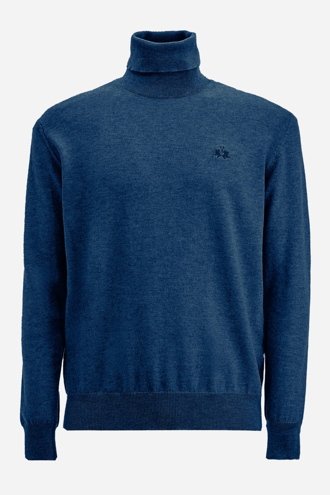 La Martina Sweaters Regular Fit in Cotton Mix - ZAYLE ZMS019-YW091- Concorde Fashion#color_navy-07017