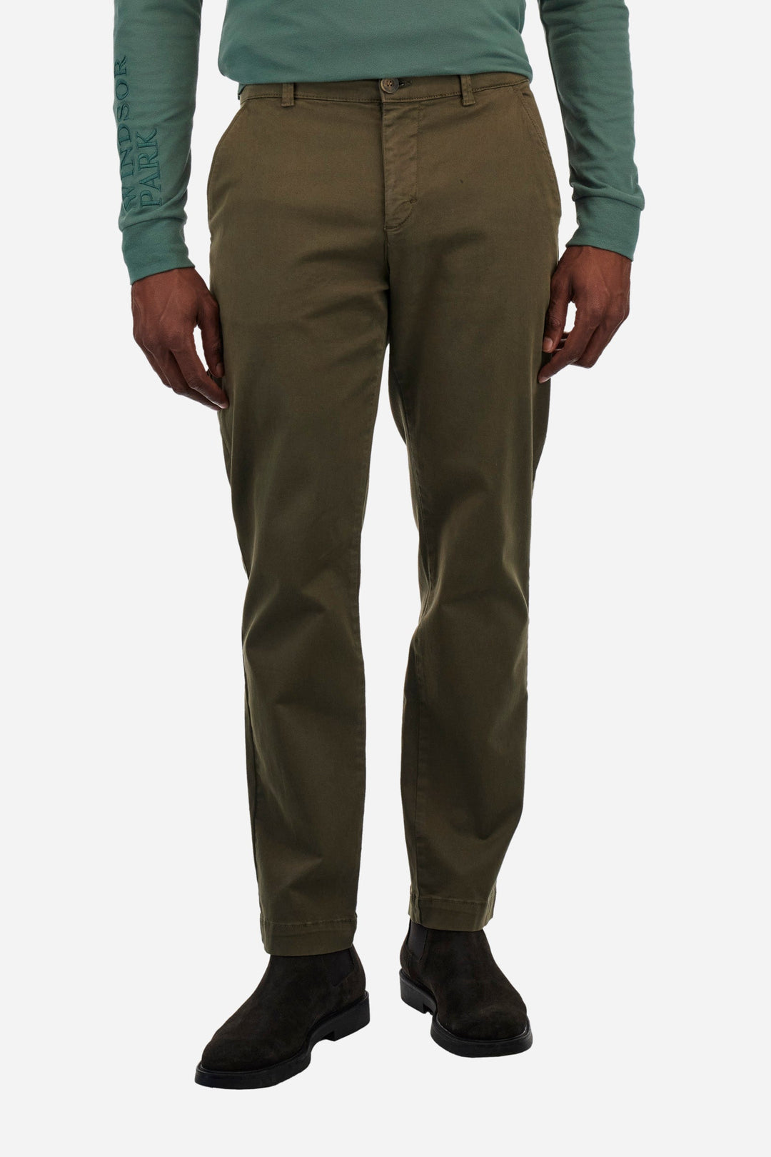 La Martina Chinos Regular Fit in Cotton Mix - ZIVON ZMT009-TW463- Concorde Fashion#color_brown-03165