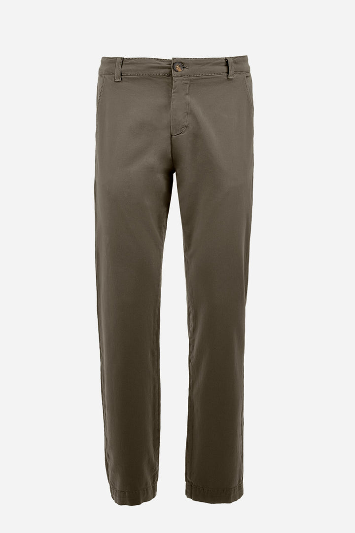 La Martina Chinos Regular Fit in Cotton Mix - ZIVON ZMT009-TW463- Concorde Fashion#color_brown-03165
