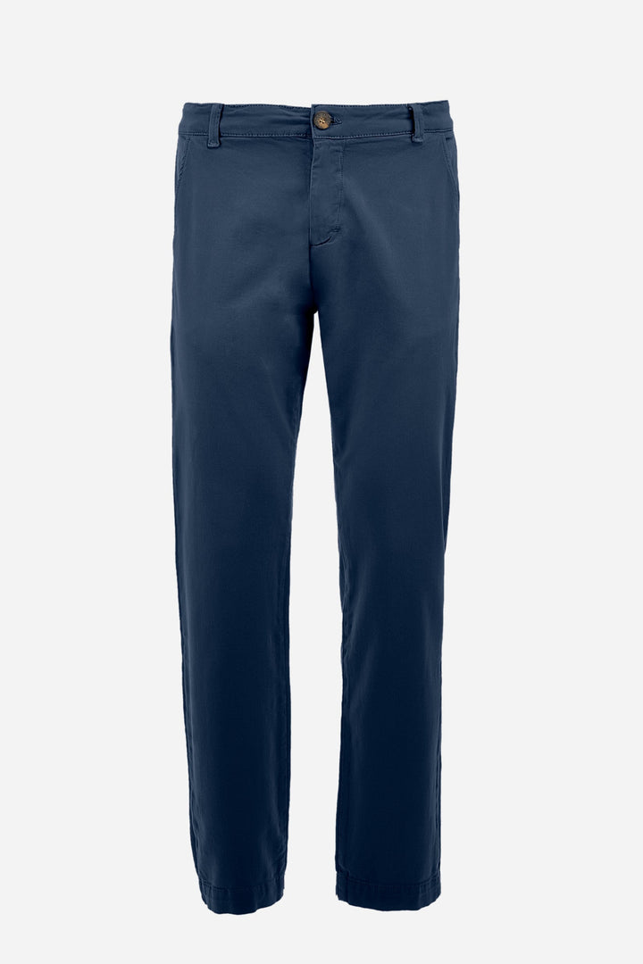 La Martina Chinos Regular Fit in Cotton Mix - ZIVON ZMT009-TW463- Concorde Fashion#color_navy-07017