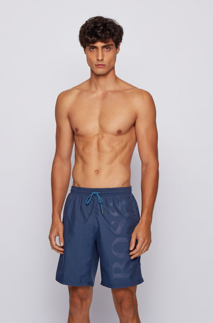 BOSS Regular Fit Shorts in Polyester - ORCA 10135293 02-50291913 - Concorde Fashion#color_navy-413