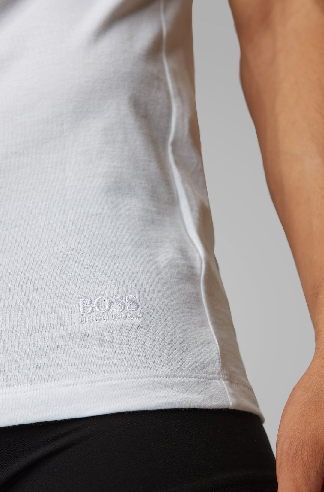 BOSS Regular Fit T-Shirts in Cotton - TANK TOP 3P CO 10145963 01-50325387 - Concorde Fashion#color_white-100