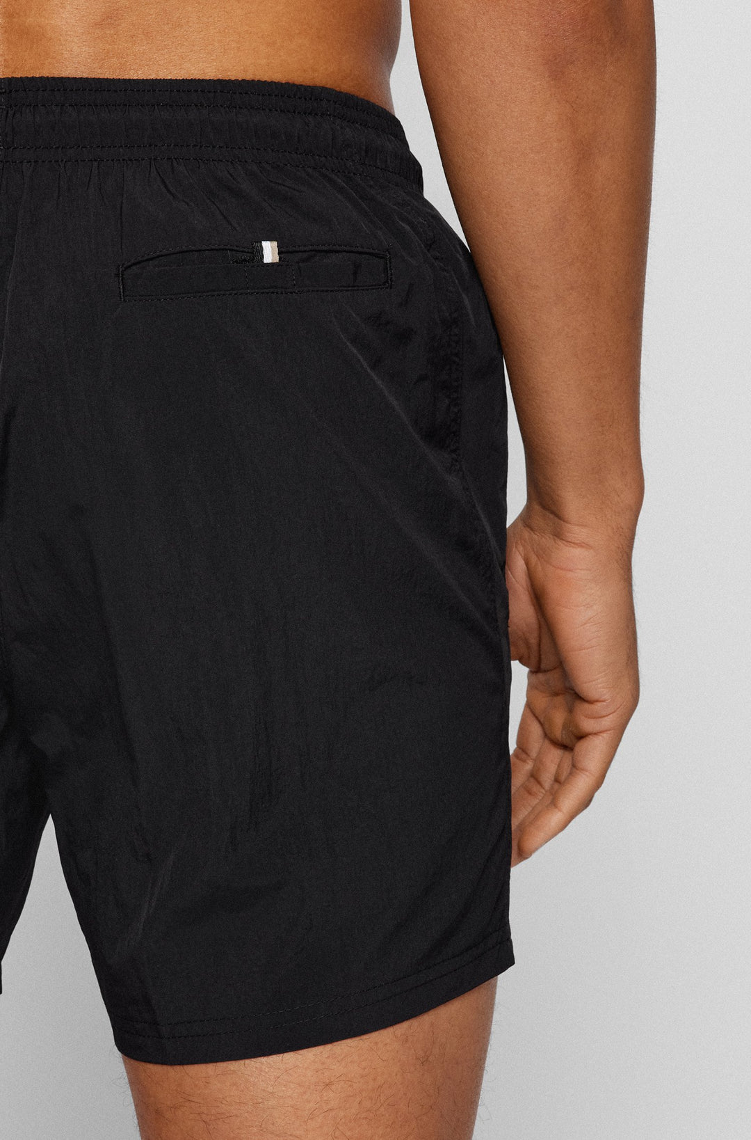 BOSS Regular Fit Shorts in Nylon - OCTOPUS 10197683 04-50469602 - Concorde Fashion#color_black-007