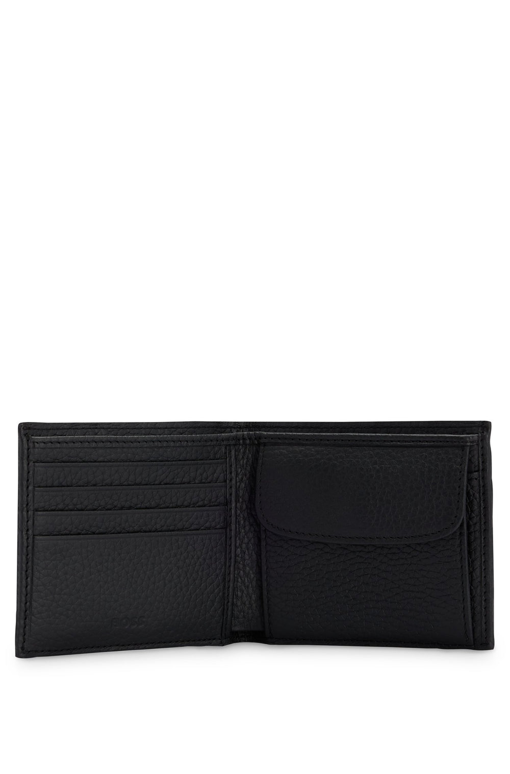 BOSS  Wallets in Leather - CROSSTOWN_4 CC COIN 10202294 0-50470464- Concorde Fashion#color_black-001