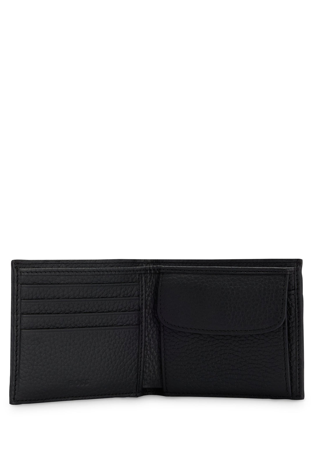 BOSS  Wallets in Leather - CROSSTOWN_4 CC COIN 10202294 0-50470464- Concorde Fashion#color_black-001