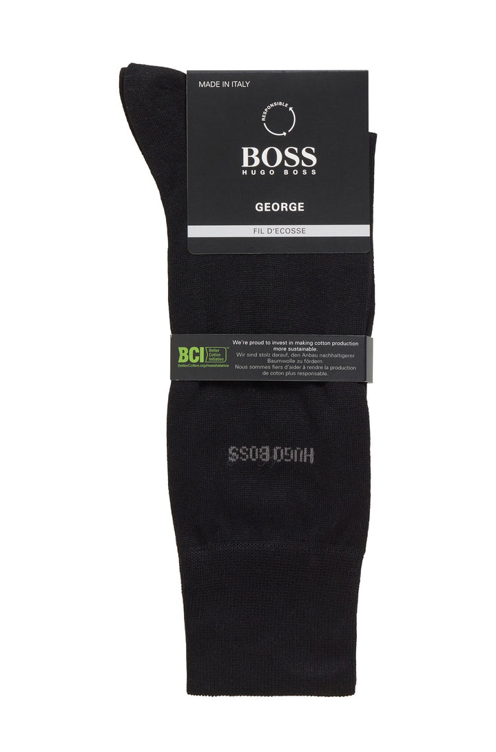 BOSS   Socks in Cotton - GEORGE RS UNI MC 10208205 01-50388433 - Concorde Fashion#color_black-001