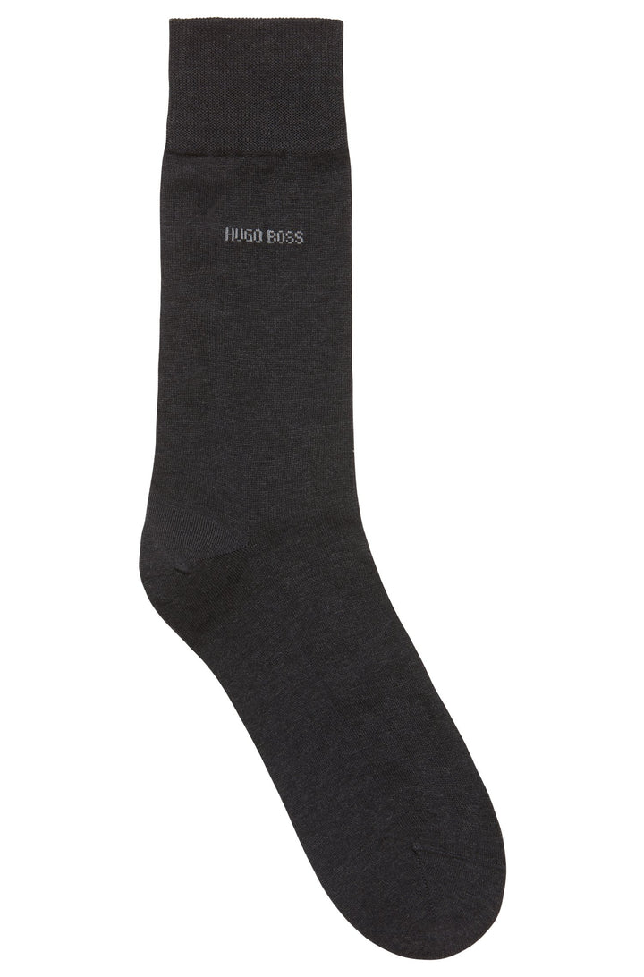 BOSS   Socks in Cotton - GEORGE RS UNI MC 10208205 01-50388433 - Concorde Fashion#color_charcoal-012