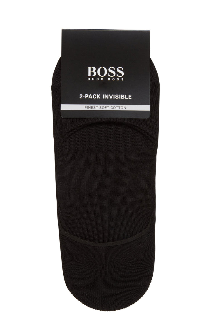 BOSS   Socks in Cotton Mix - 2P SL INVISIBLE CC 10208219 01-50388452 - Concorde Fashion#color_black-001