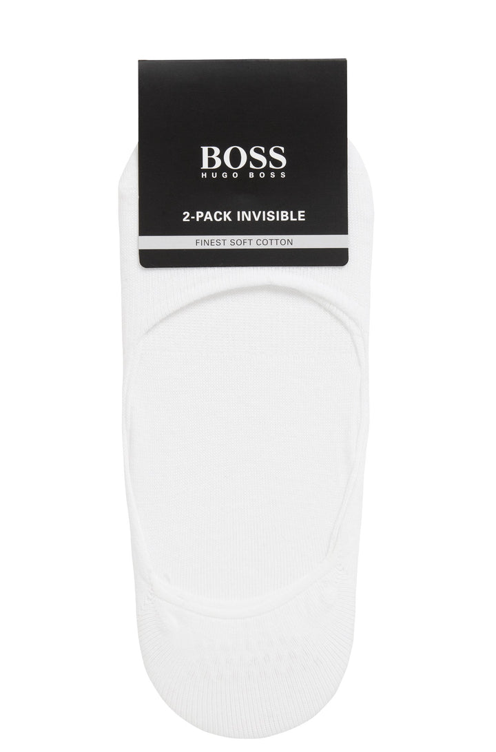 BOSS   Socks in Cotton Mix - 2P SL INVISIBLE CC 10208219 01-50388452 - Concorde Fashion#color_white-100
