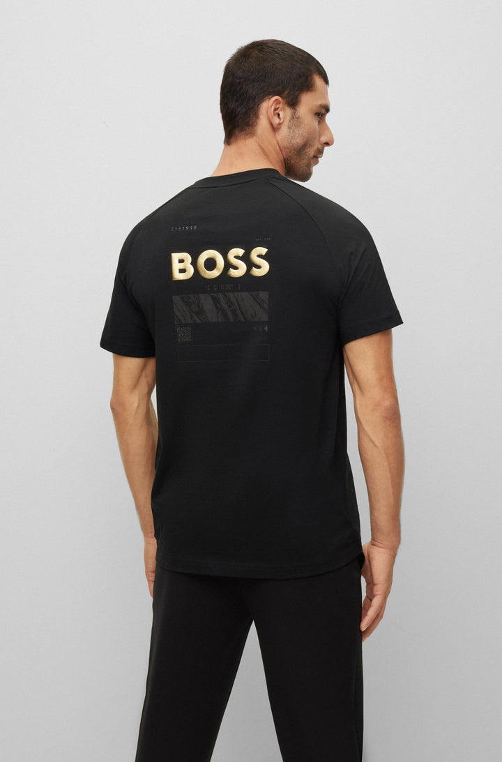 BOSS Relaxed Fit T-Shirt in cotton - TEE 2 10213473 01-50483759- Concorde Fashion#color_black-001