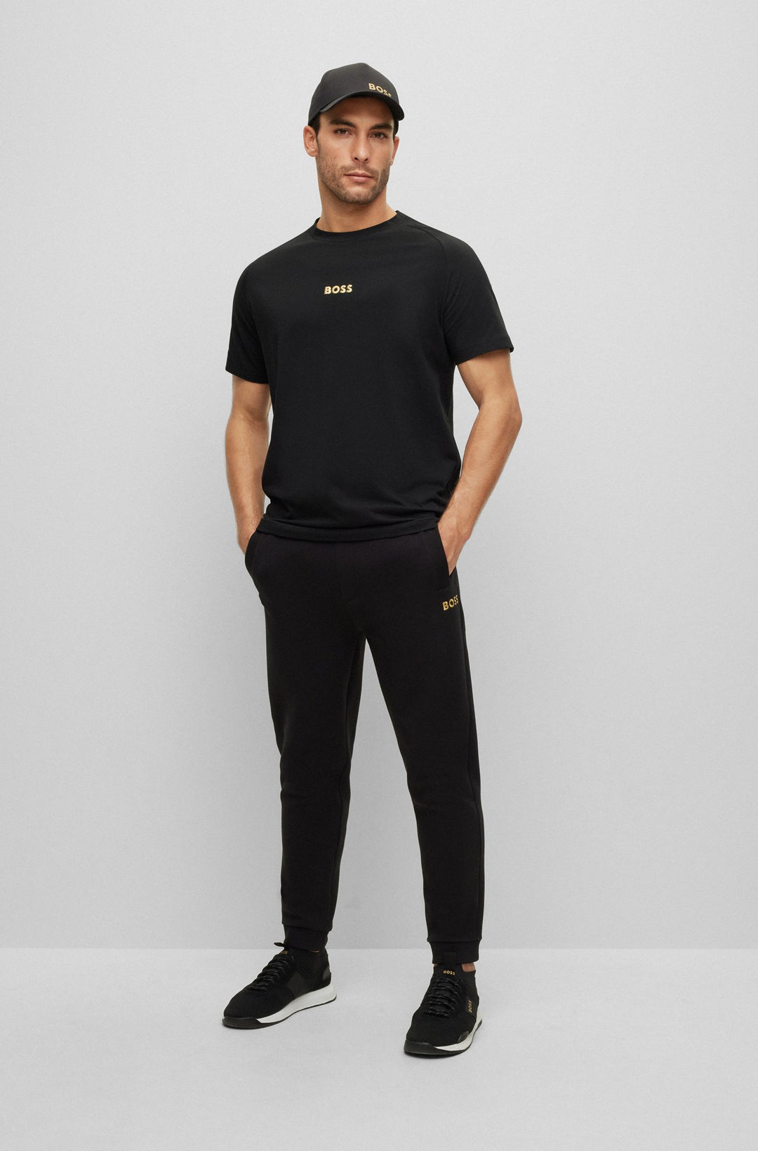 BOSS Relaxed Fit T-Shirt in cotton - TEE 2 10213473 01-50483759- Concorde Fashion#color_black-001