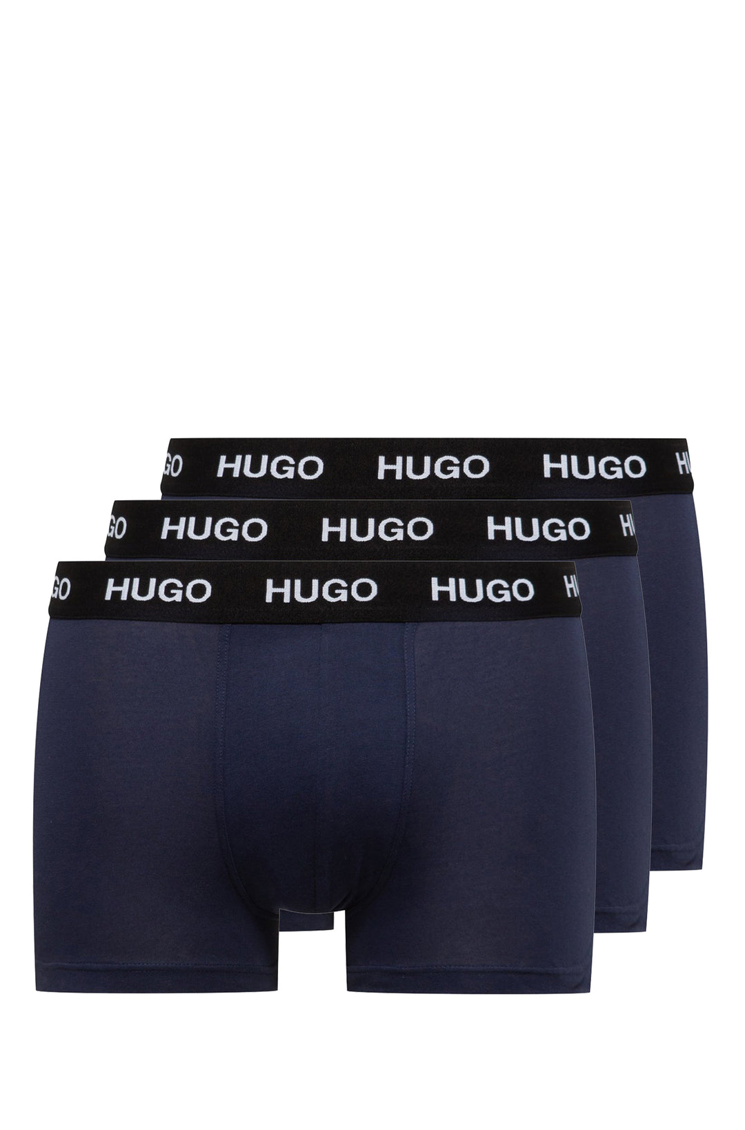 HUGO   Trunks in Cotton Mix - TRUNK TRIPLET PACK 10214465 01-50435463 - Concorde Fashion#color_navy-410