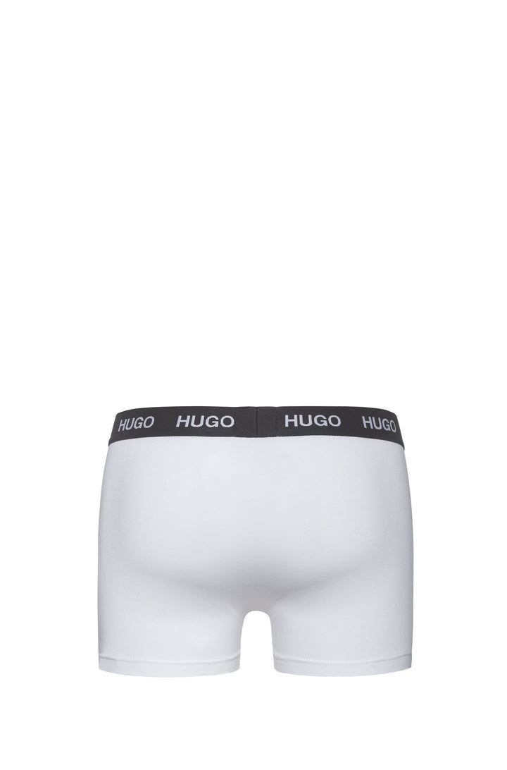 HUGO   Trunks in Cotton Mix - TRUNK TRIPLET PACK 10214465 01-50435463 - Concorde Fashion#color_white-100
