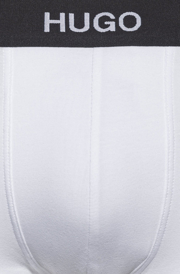 HUGO   Trunks in Cotton Mix - TRUNK TRIPLET PACK 10214465 01-50435463 - Concorde Fashion#color_white-100