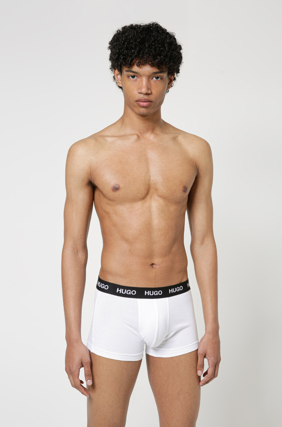 HUGO   Trunks in Cotton Mix - TRUNK TRIPLET PACK 10214465 01-50435463 - Concorde Fashion#color_white-100