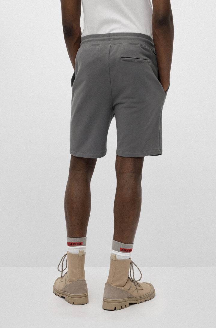 HUGO Regular Fit Shorts in cotton - DILTON 10217099 01-50468260 - Concorde Fashion#color_grey-069