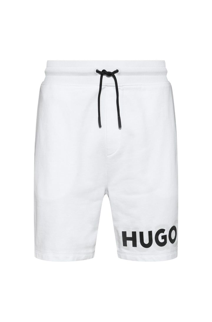 HUGO Regular Fit Shorts in cotton - DILTON 10217099 01-50468260 - Concorde Fashion#color_white-100