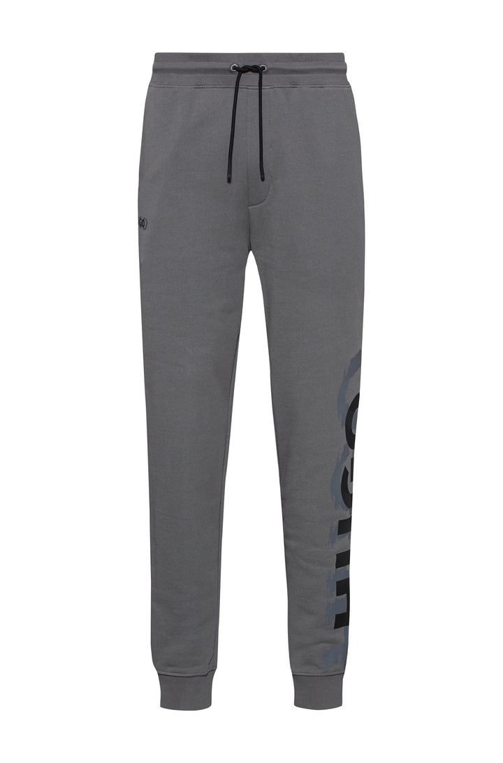 HUGO Regular Fit Jogging Pants in cotton - DARLOWE 10217099 01-50468272 - Concorde Fashion#color_grey-069