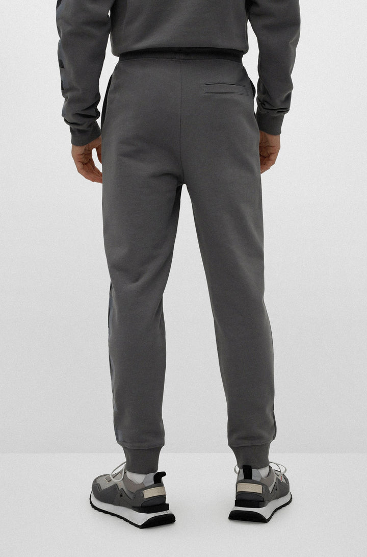 HUGO Regular Fit Jogging Pants in cotton - DARLOWE 10217099 01-50468272 - Concorde Fashion#color_grey-069