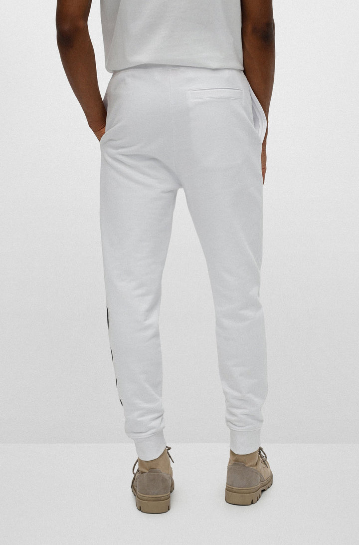 HUGO Regular Fit Jogging Pants in cotton - DARLOWE 10217099 01-50468272 - Concorde Fashion#color_white-100