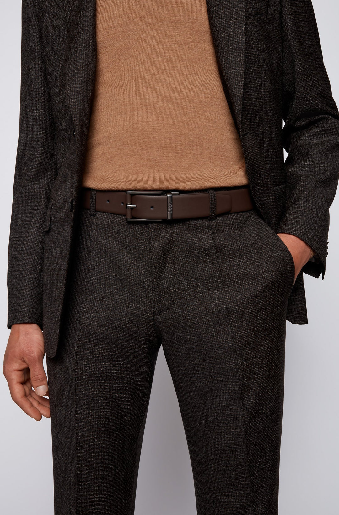 BOSS   Belts in Leather - OFELIX_OR35_GR 10217223 01-50408134 - Concorde Fashion#color_brown-202