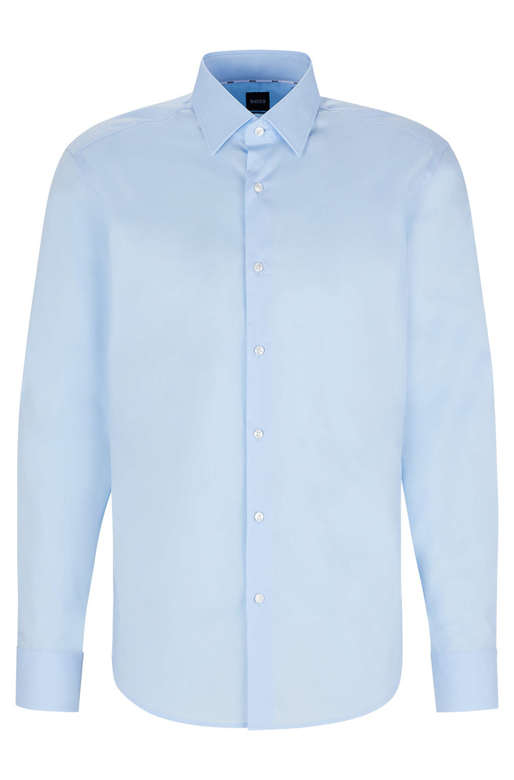 BOSS Regular Fit 250,Formal Jacket in cotton mix Solid,cotton mix - H-JOE-KENT-C1-214 10219212 01-50473265- Concorde Fashion#color_blue-452