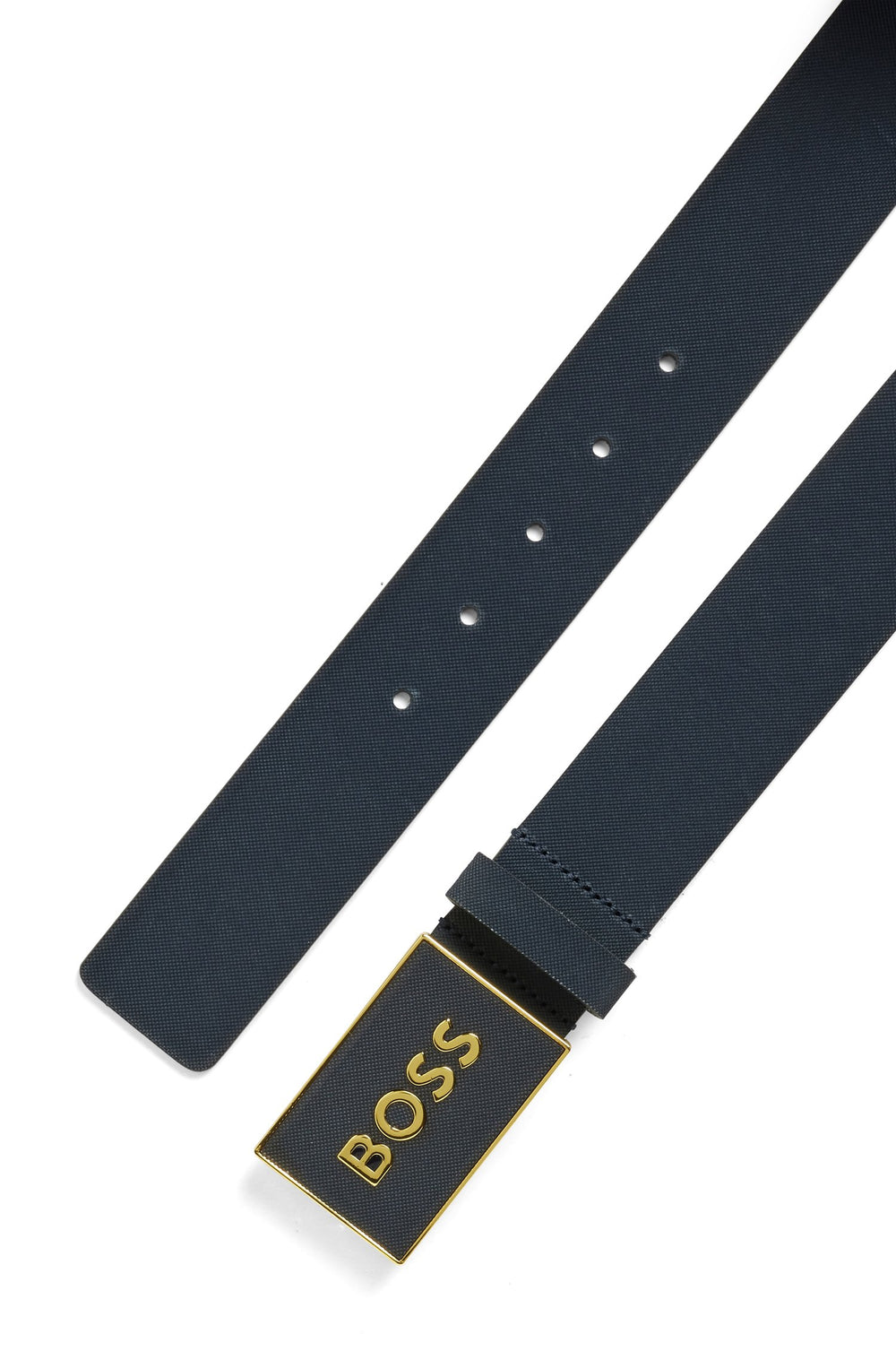 BOSS  Belts in Leather - BOSS_ICON-S1_SZ40 10219316 02-50471333 - Concorde Fashion#color_navy-401