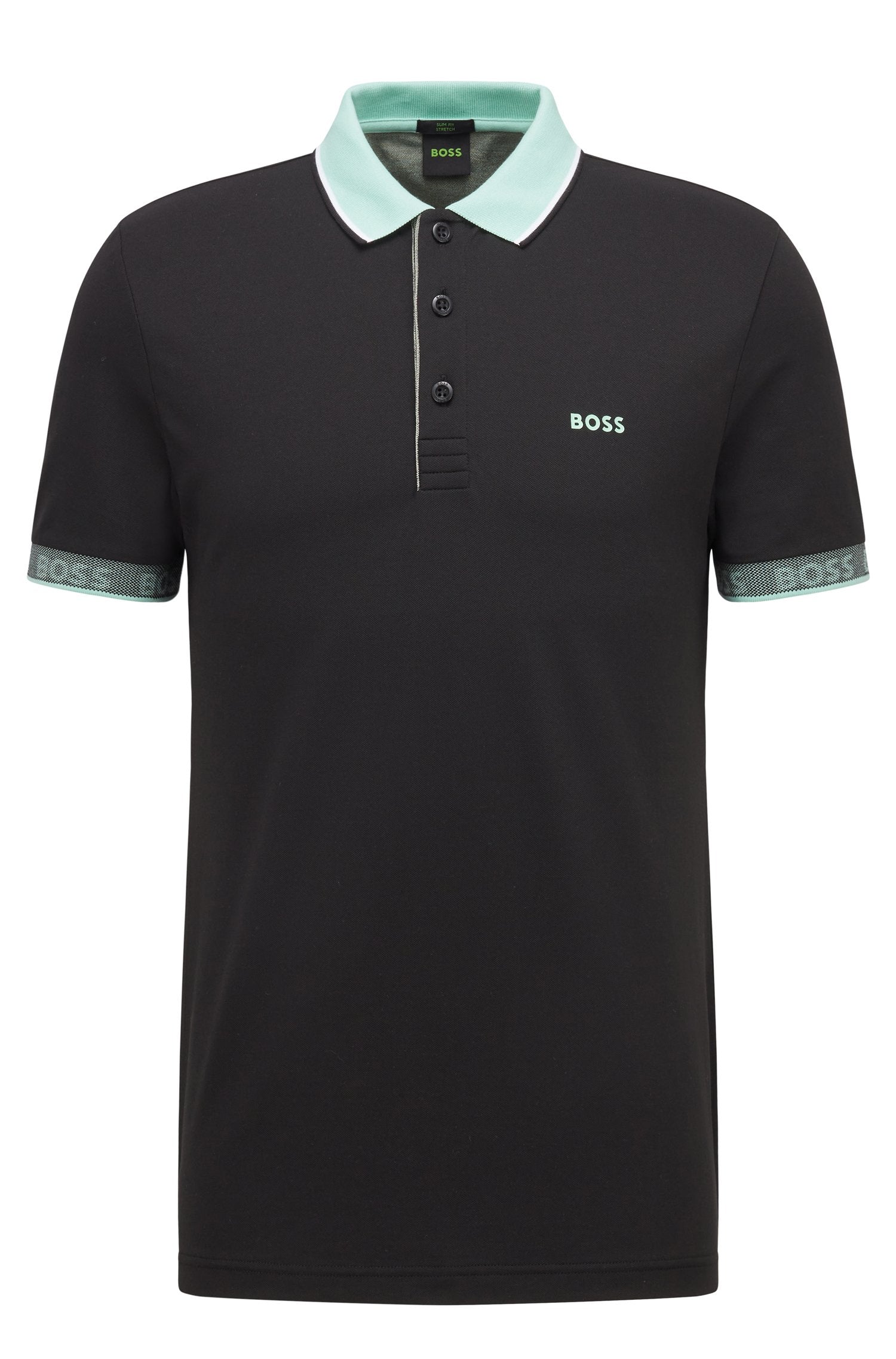 BOSS Slim Fit Polos in cotton mix - PAULE 10226584 01-50471914 from ...