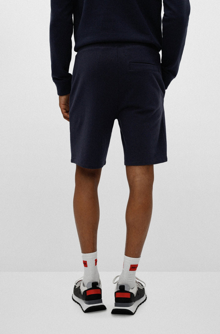 HUGO Regular Fit Shorts in cotton - DIZ222 10231445 01-50466196 - Concorde Fashion#color_navy-405