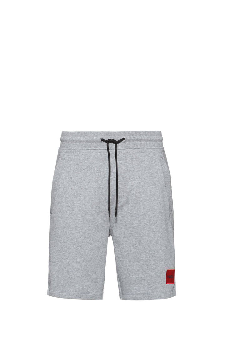 HUGO Regular Fit Shorts in cotton - DIZ222 10231445 01-50466196 - Concorde Fashion#color_grey-029