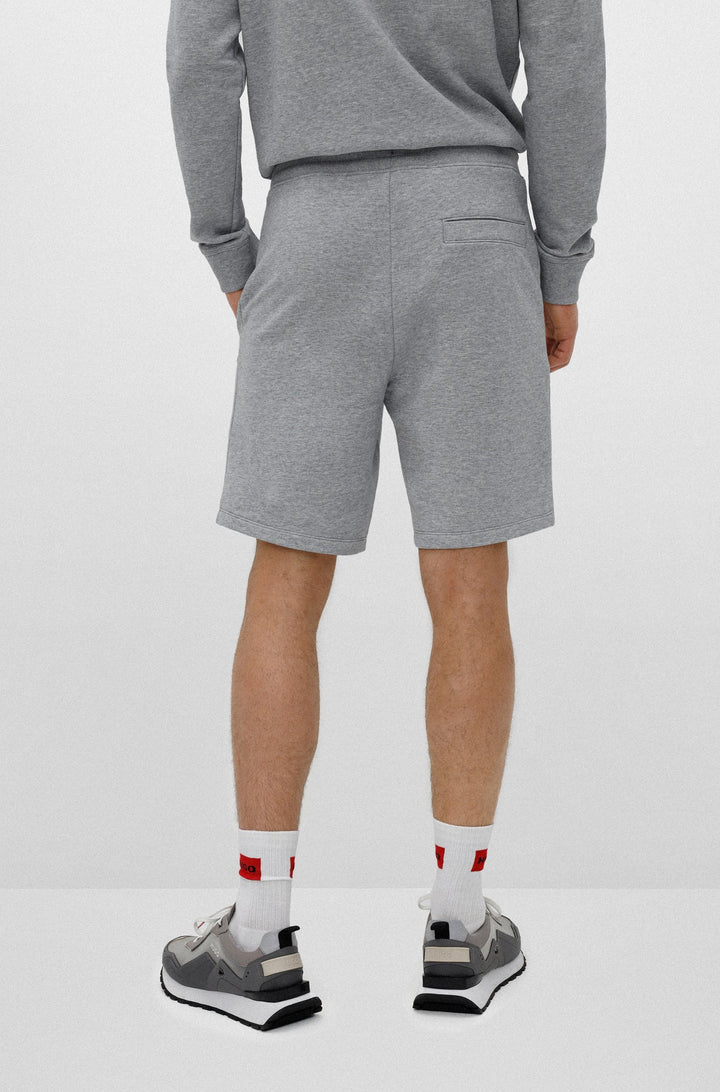 HUGO Regular Fit Shorts in cotton - DIZ222 10231445 01-50466196 - Concorde Fashion#color_grey-029