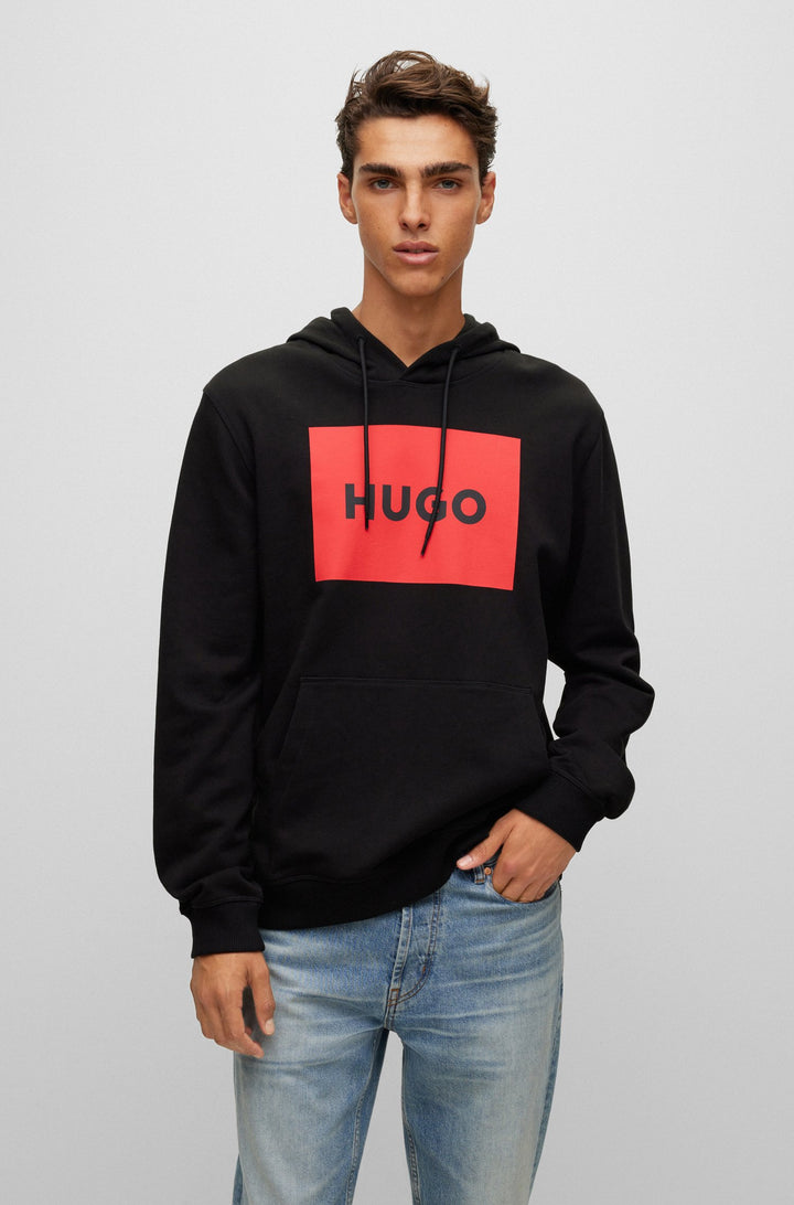 HUGO Regular Fit Hoodies in Cotton - DURATSCHI223 10231445 01-50473168- Concorde Fashion#color_black-001