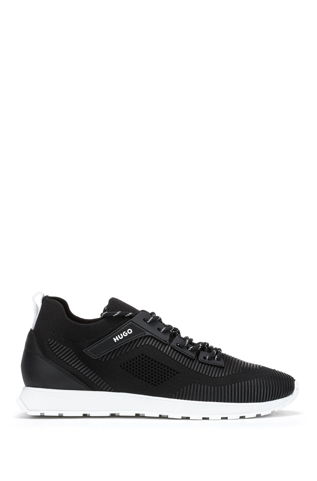 HUGO Standard Sole Sneakers in Polyester - ICELIN_RUNN_RKN A 10232616 01-50471301 - Concorde Fashion#color_black-009