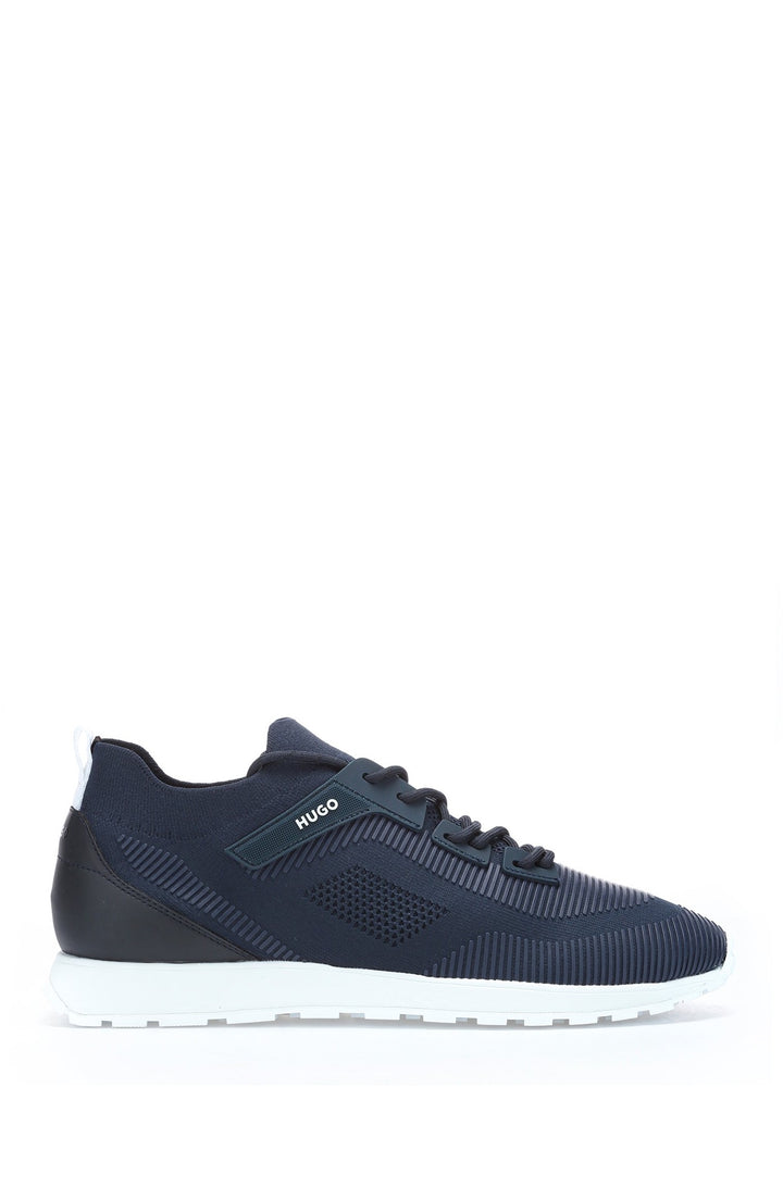 HUGO Standard Sole Sneakers in Polyester - ICELIN_RUNN_RKN A 10232616 01-50471301 - Concorde Fashion#color_navy-402