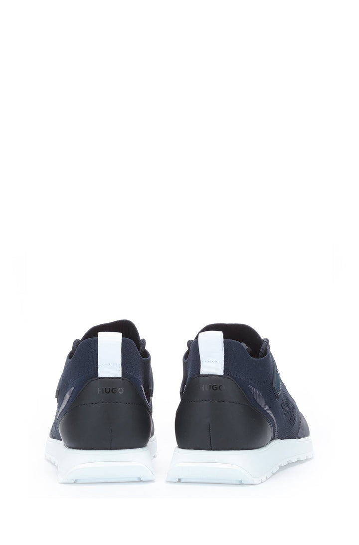 HUGO Standard Sole Sneakers in Polyester - ICELIN_RUNN_RKN A 10232616 01-50471301 - Concorde Fashion#color_navy-402
