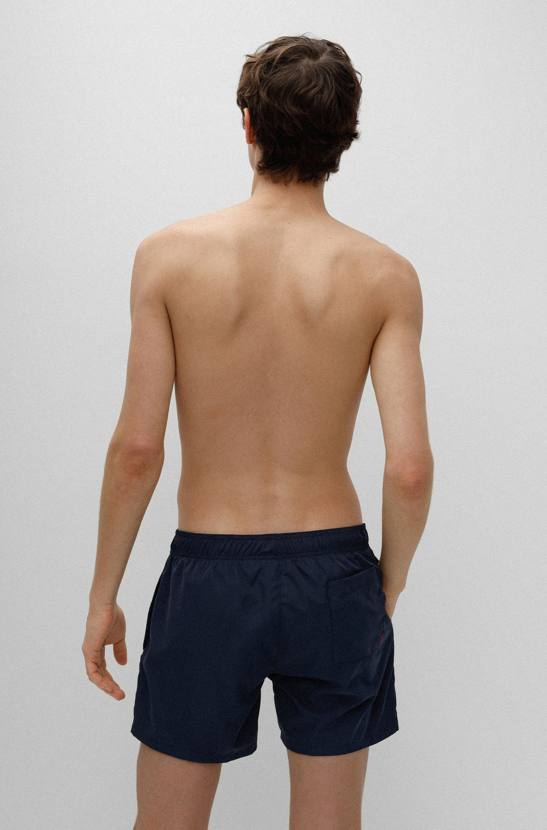 HUGO Regular Fit Shorts in Polyester - ABAS 10232758 02-50469303 - Concorde Fashion#color_navy-405