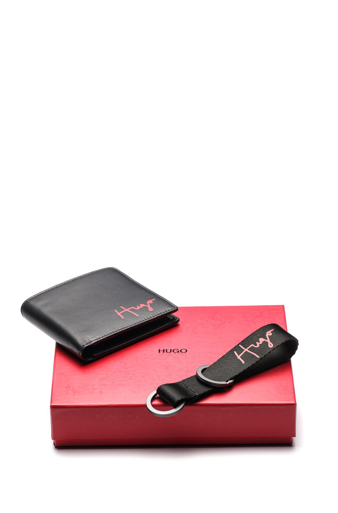 HUGO Wallets in Leather - GBHM_4CC KR RED LOGO 10232946-50460732 - Concorde Fashion#color_black-001