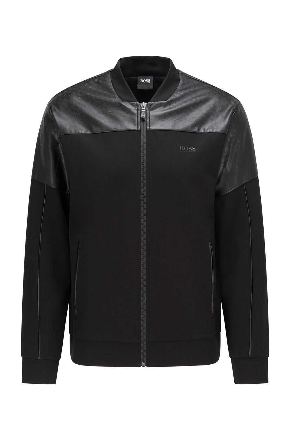 BOSS Regular Fit Tracksuits in Cotton Mix - SELUX+HELUX 10233847 01-50456377+50456392 - Concorde Fashion#color_black-001