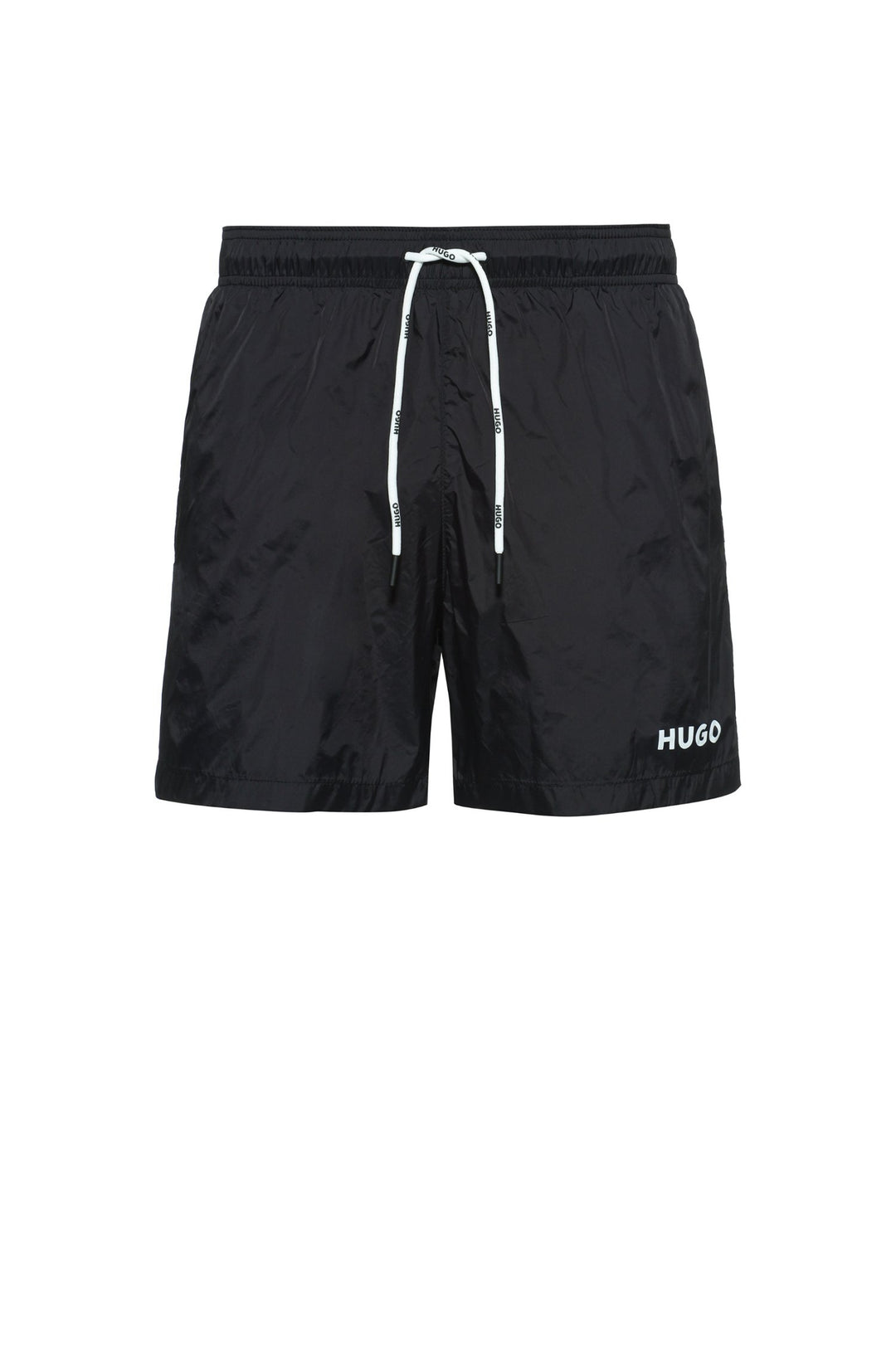 HUGO Regular Fit Shorts in Nylon - HAITI 10234766 02-50469312 - Concorde Fashion#color_black-001