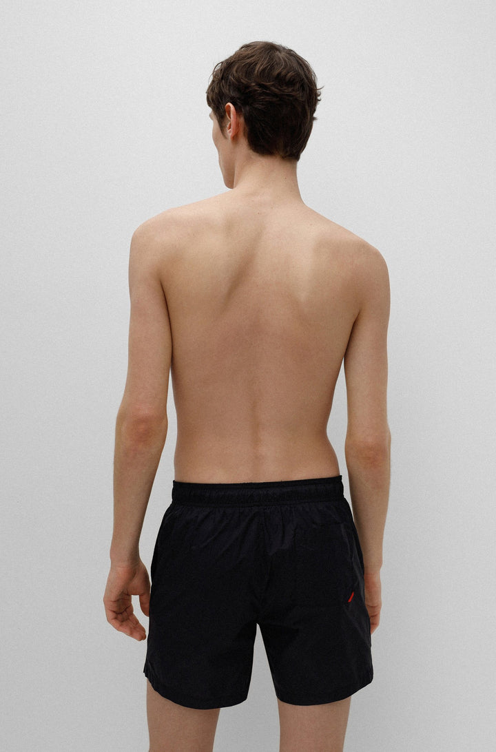 HUGO Regular Fit Shorts in Nylon - HAITI 10234766 02-50469312 - Concorde Fashion#color_black-001