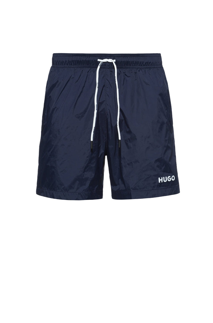 HUGO Regular Fit Shorts in Nylon - HAITI 10234766 02-50469312 - Concorde Fashion#color_navy-405