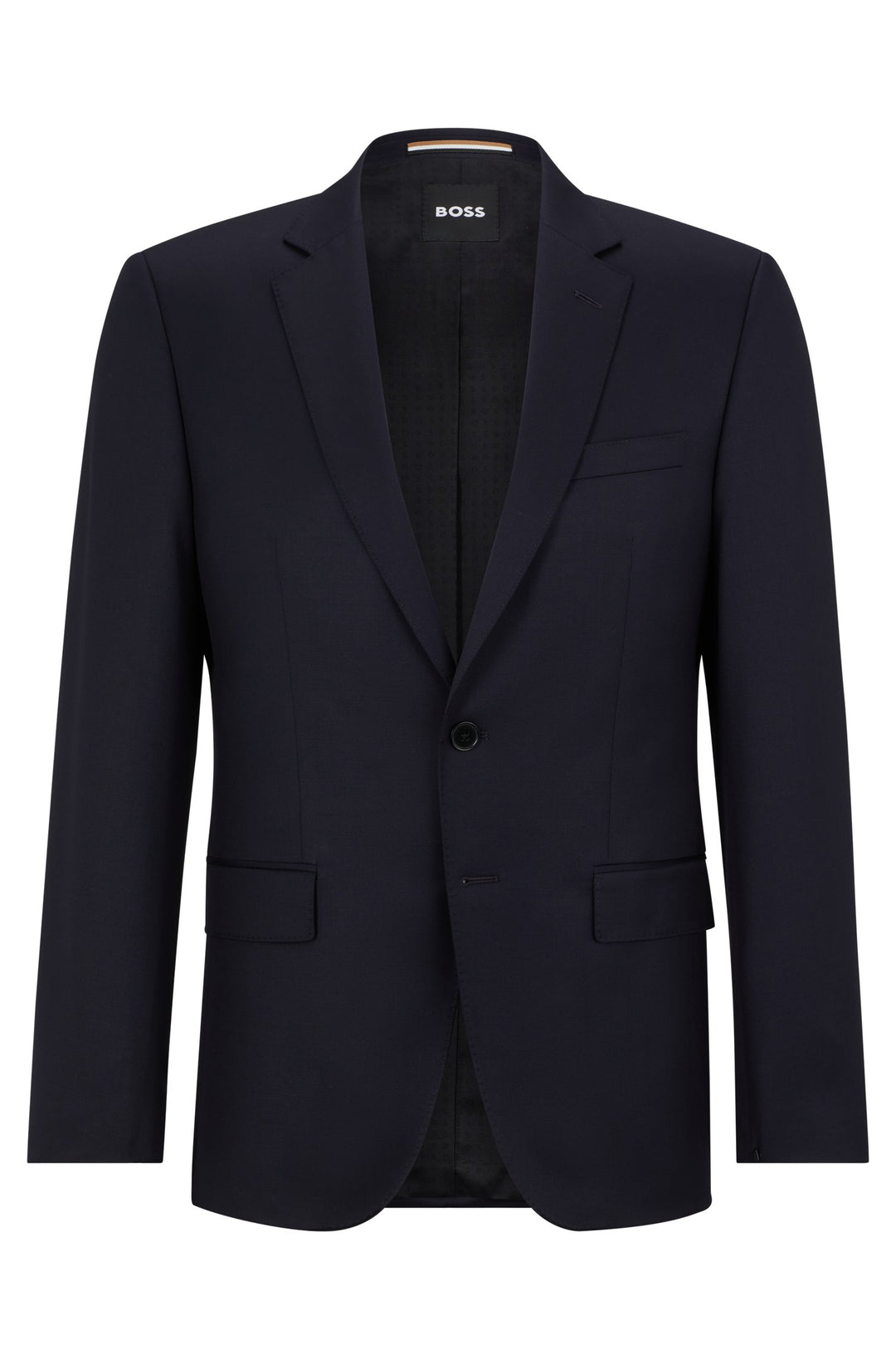 BOSS Slim Fit Formal Jacket,751 in Wool,wool Solid Virgin w - H-HUGE-B1 10236006 01-50469171- Concorde Fashion#color_navy-401